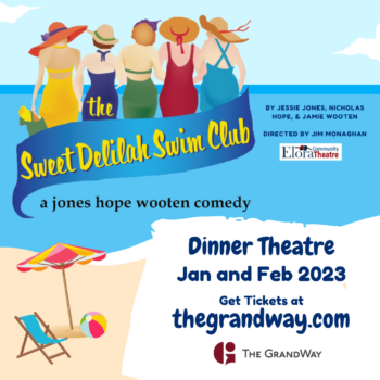 The Sweet Delilah Swim Club dinner theatre poster